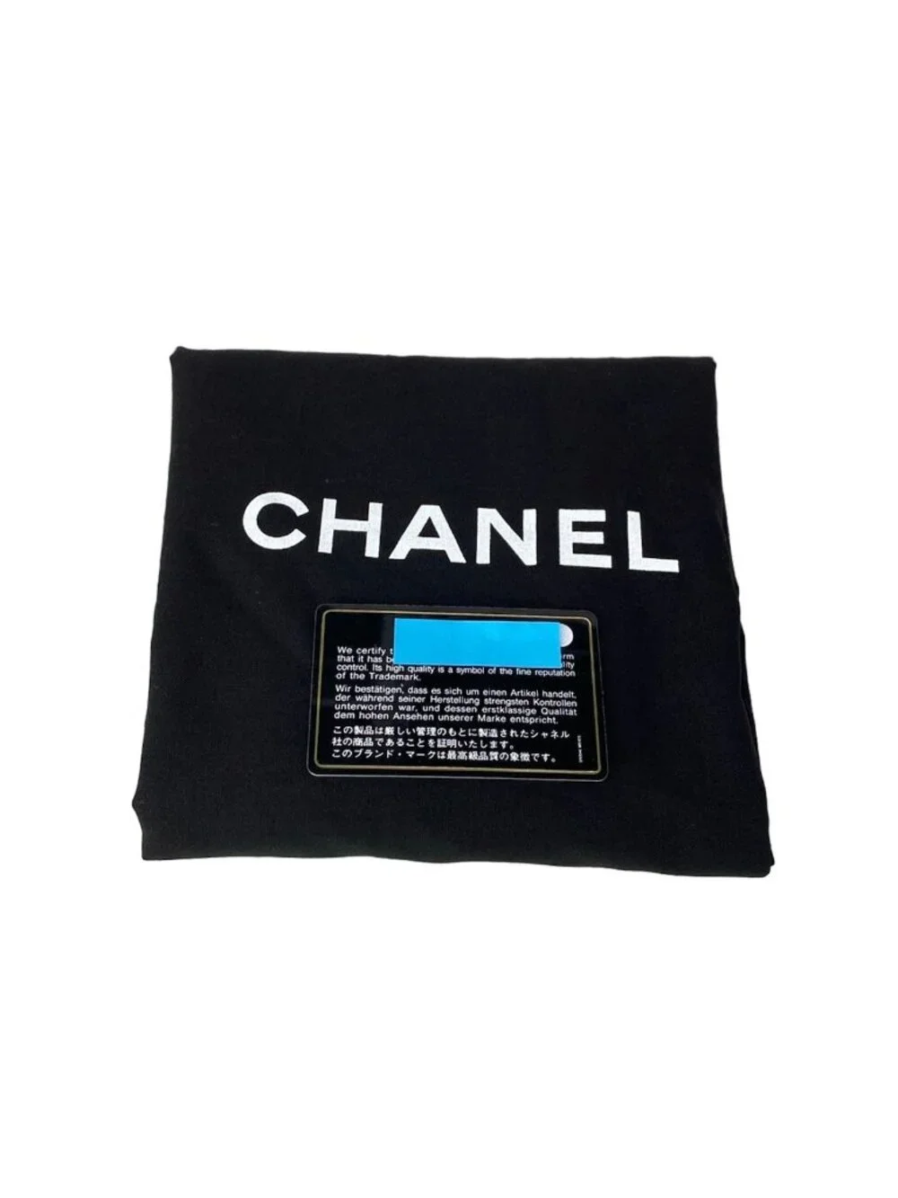 Chanel Tote Bag Deauville Line MM Blue Dark Navy Chain Shoulder Silver Leather